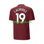 Camisolas de futebol Manchester City Julian Alvarez 19 Equipamento 3ª 2024/25 Manga Curta